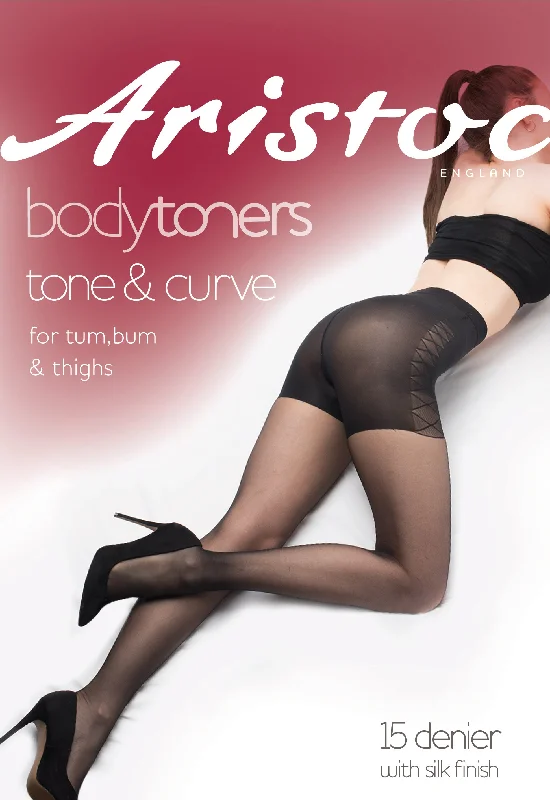 Half Price Aristoc Bodytoners Bum, Tum & Thigh Shaping Tights 15 Denier Low Leg