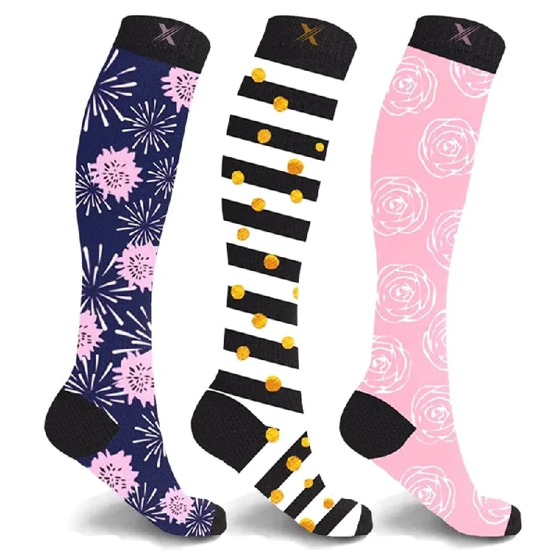 Weekend Deals to Make You Smile Kylie & Kate Compression Socks (3-Pairs)