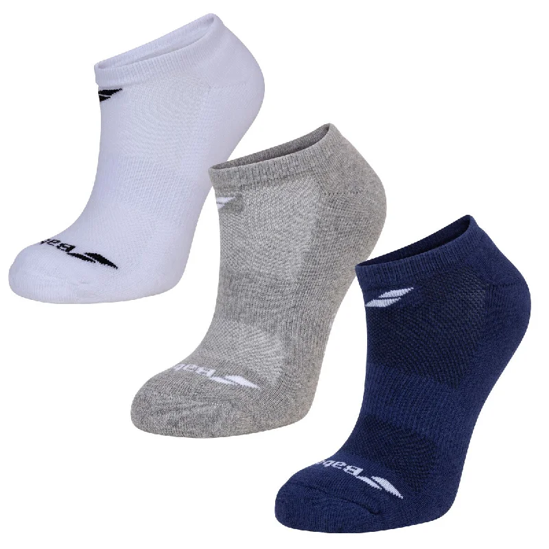 Weekend Offers That Thrill Babolat Men's Invisible Socks 3 Pack White Estate Blue Grey