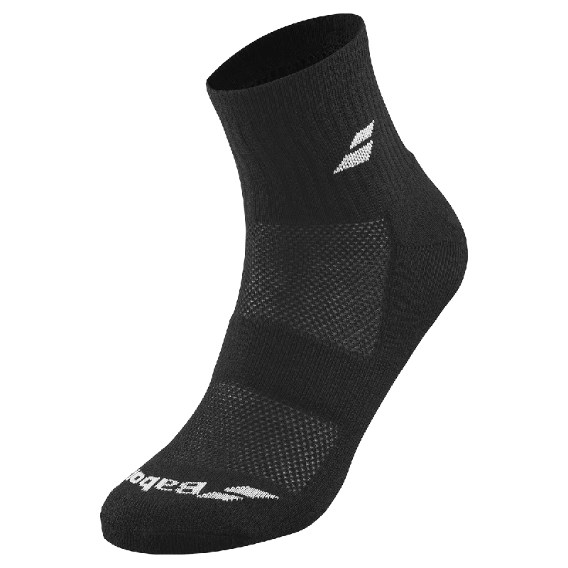 Weekend Savings Sensation Babolat Men's Quarter 3 Pack Socks Black