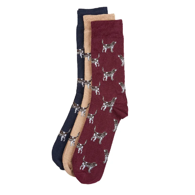 Deal Alert Barbour Pointer Dog Sock Gift Box Cordovan