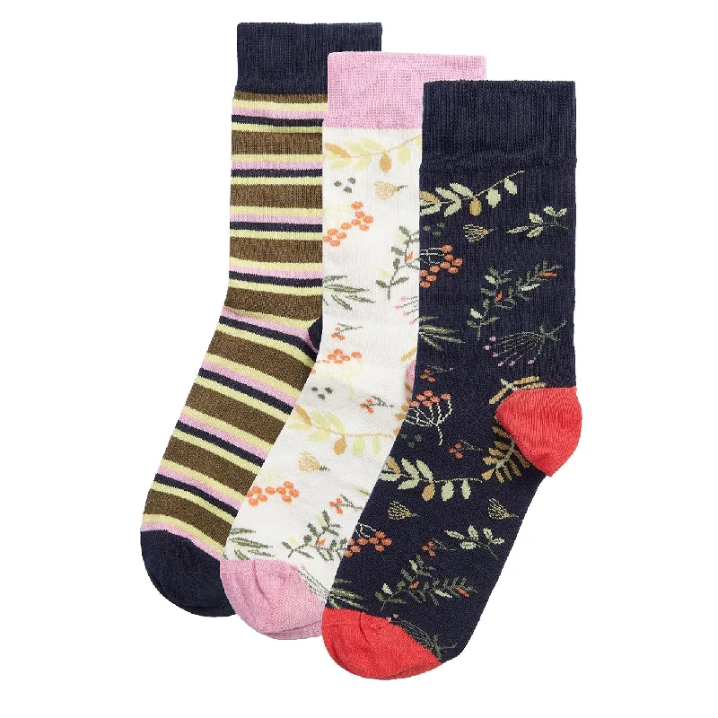 Weekend Discounts to Grab Barbour Sock Gift Set Woodland Multi