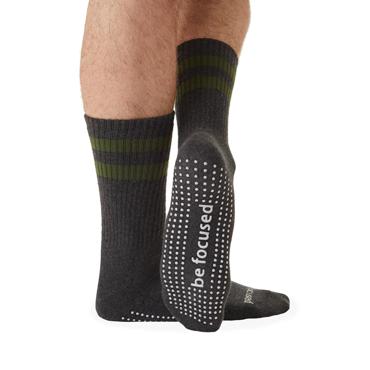 Weekend Deals That Impress Be Focused Crew | Grip Socks | Large