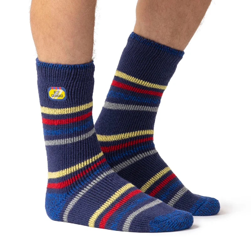 Massive Deal Mens Original Warm Wishes Gift Boxed Socks "Best Grandad"
