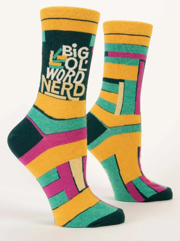 Weekend Discounts to Enjoy Big Ol' Word Nerd W-Crew Socks