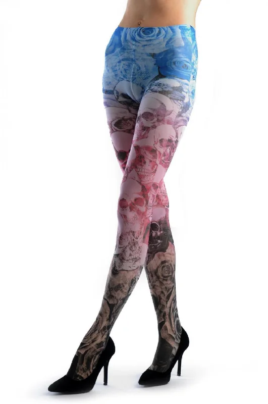 Price Drop Black Pink Blue Roses & Skulls