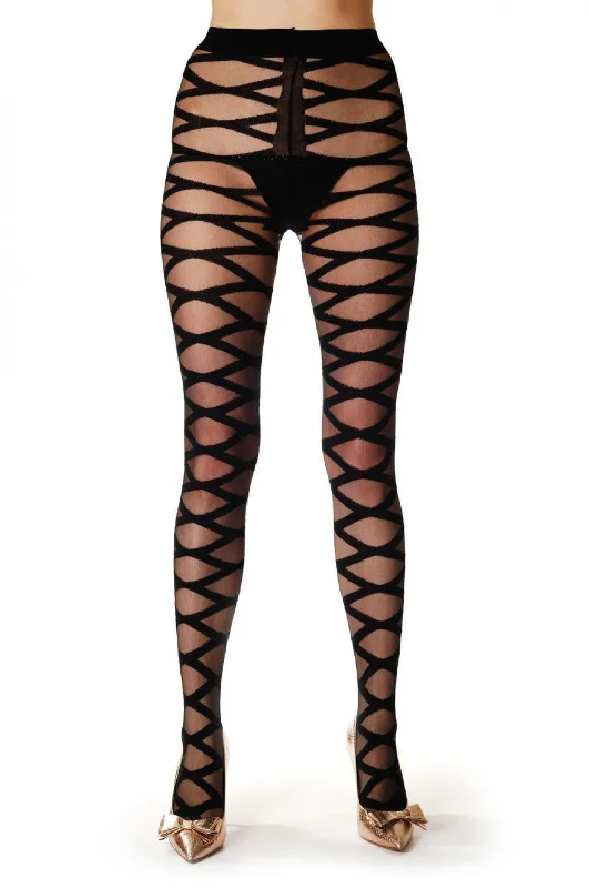 Special Offer Black Python Cross Stripes