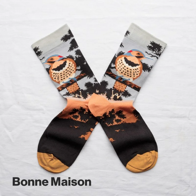 Bonne Maison Paradise Rain Cotton Unisex Socks SA6-01