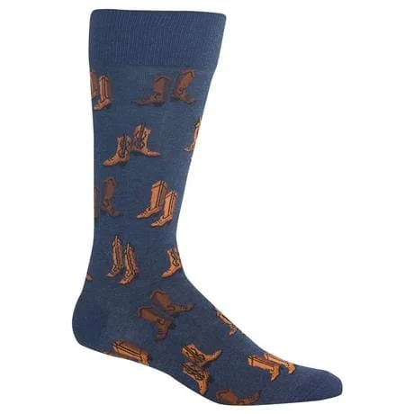Time-Sensitive Boots Men's Crew Socks