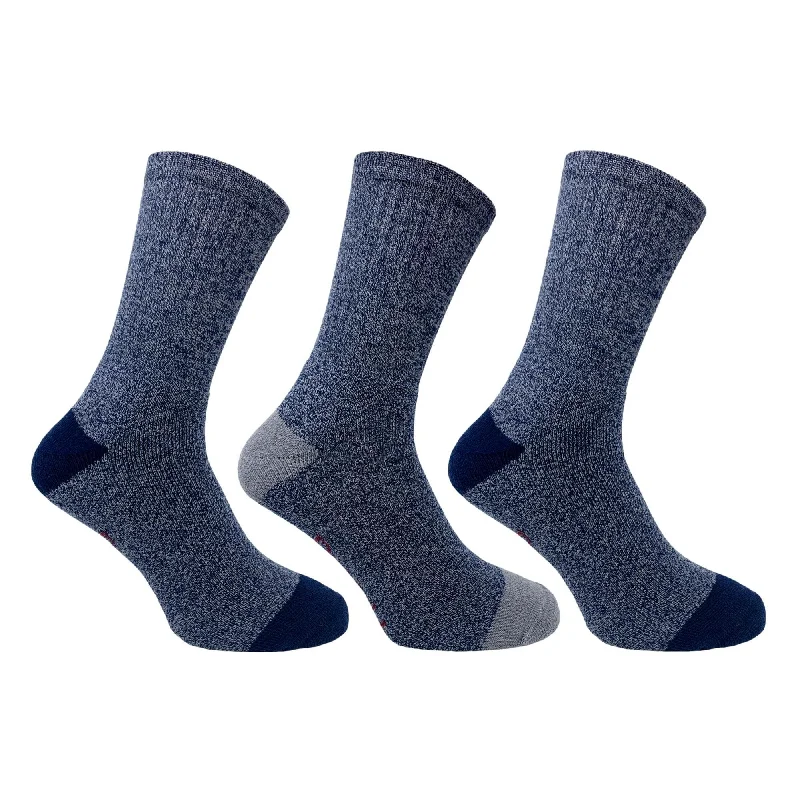 Celebrate the Weekend with Discounts Bramble Mens All Terrain Socks 3 Pack - Blue Mix Celebrate the Weekend with Discounts Bramble Mens All Terrain Socks 3 Pack - Blue Mix
