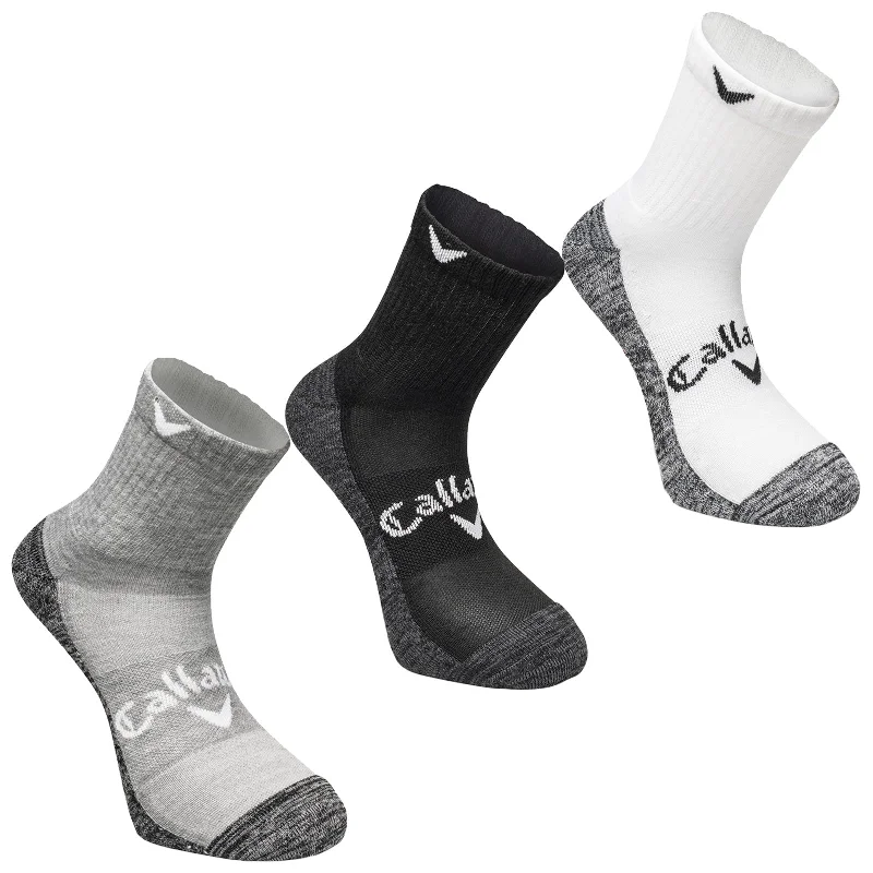 Reduced Rates Callaway Mens OptiDri Mid Socks (1 Pair)