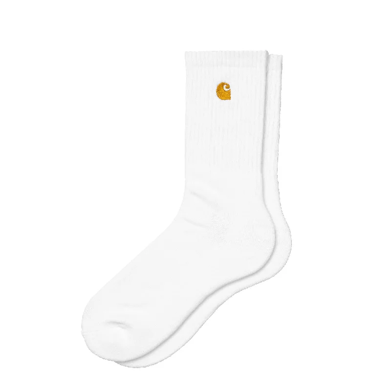 Weekend Bargains to Enjoy Carhartt WIP Chase Socks White / Gold