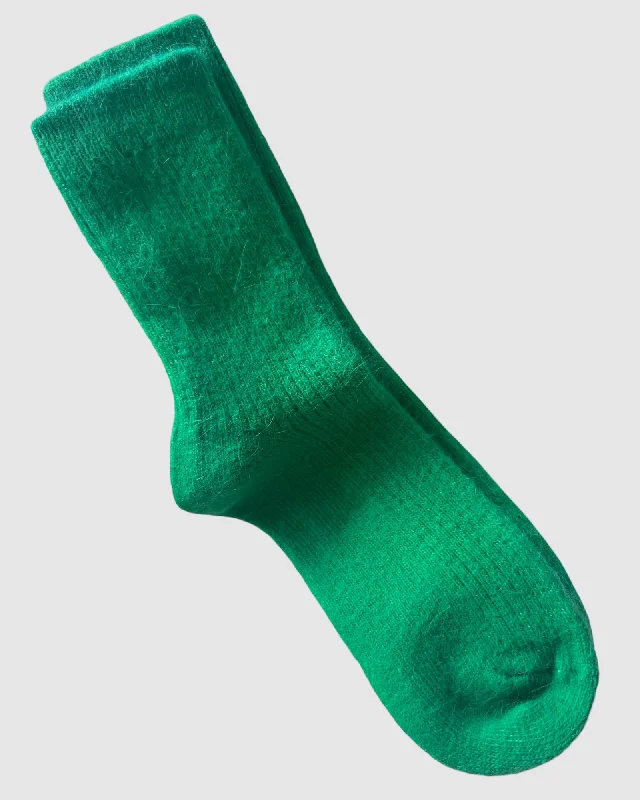 Shop and Save Cashmere Socks - Green