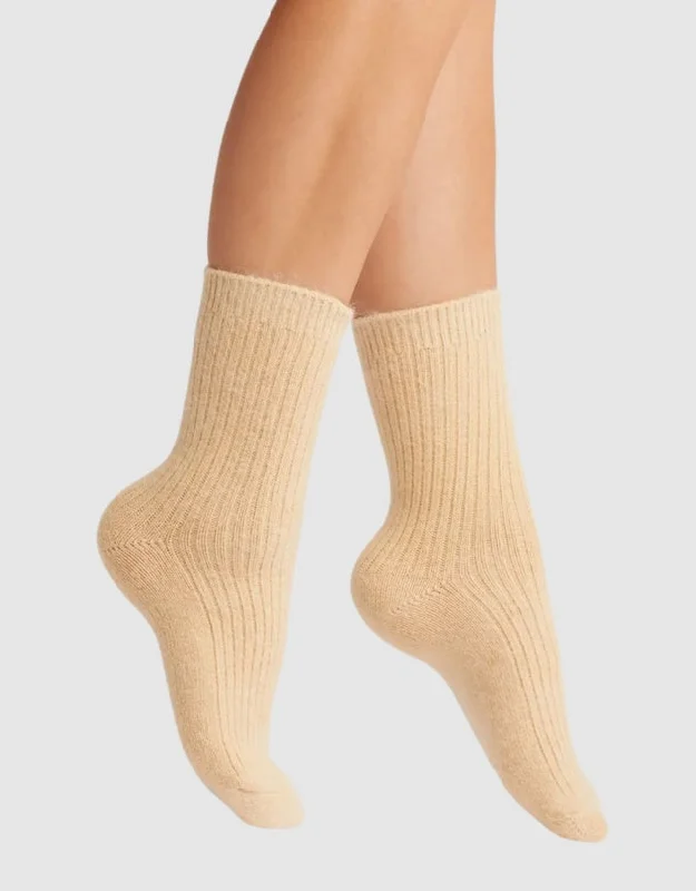 Cashmere Socks - Oat