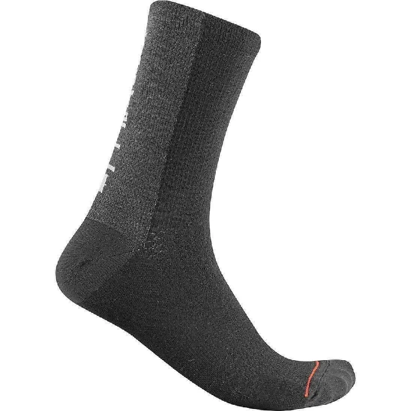 Bonus Offer Castelli Bandito Wool 18 Cycling Socks - Black