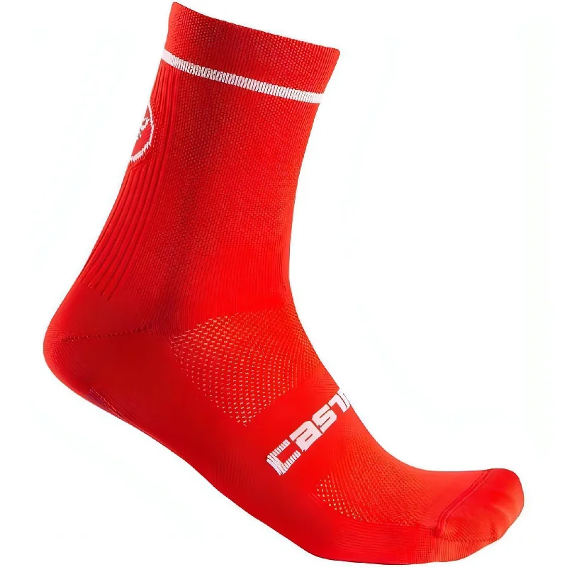 Epic Value Castelli Entrata 13 Cycling Socks - Red