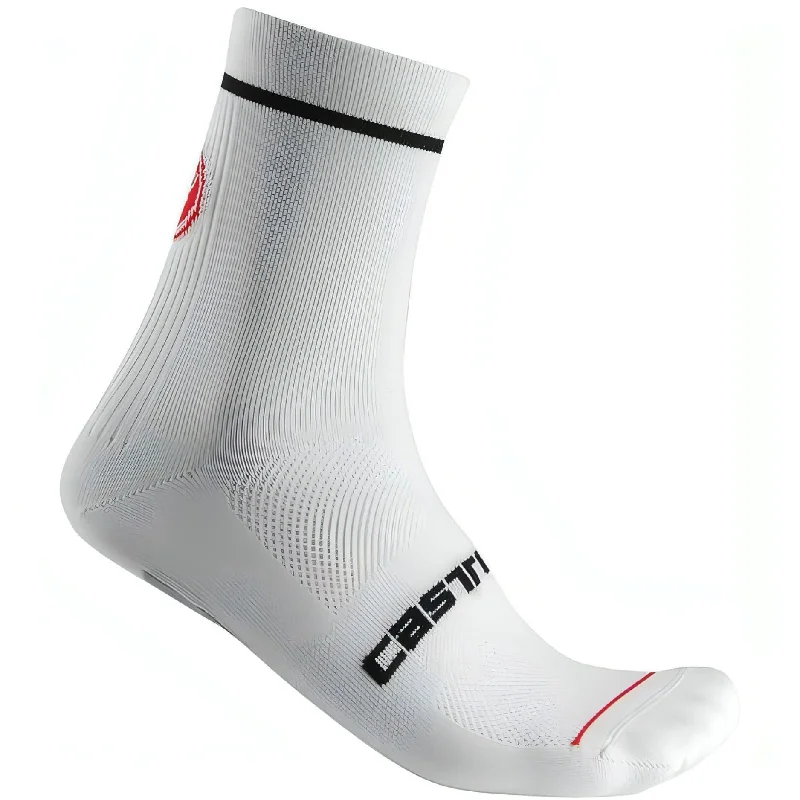 Today's Deal Castelli Entrata 13 Cycling Socks - White