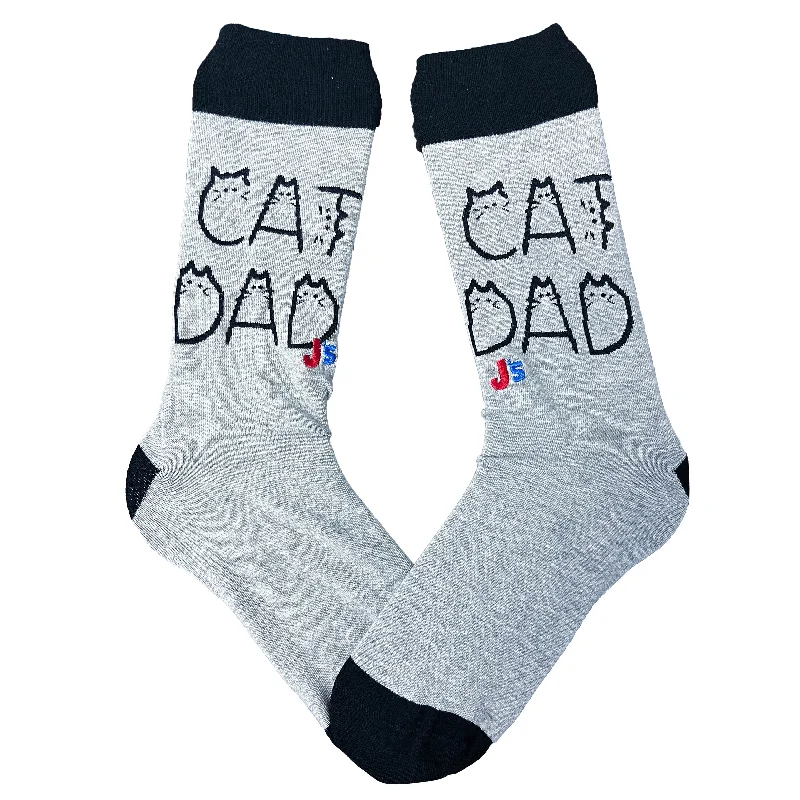 Weekend Deals You Can't Resist Cat Dad Men's Crew Socks
