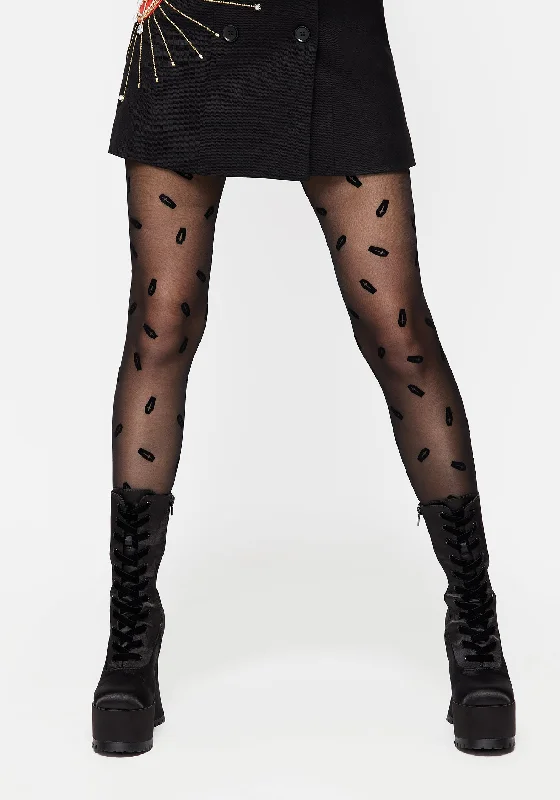Weekend Deals You Can't Resist Catacomb Flocked Tights