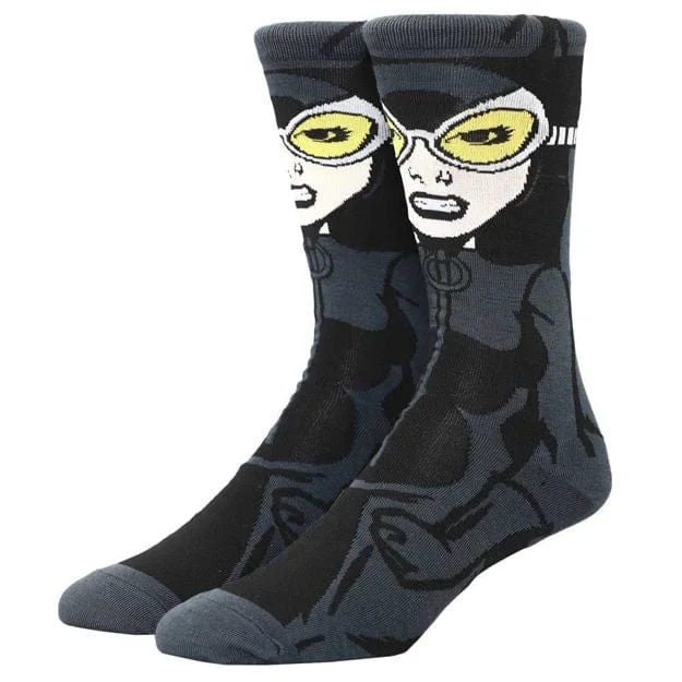 Deep Savings Catwoman Rebirth Crew Socks