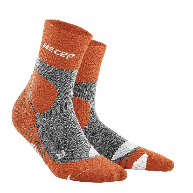 New Arrival CEP Men's Hiking Merino Mid-Cut Socks - Sunset/Grey ( WP3CB4 )