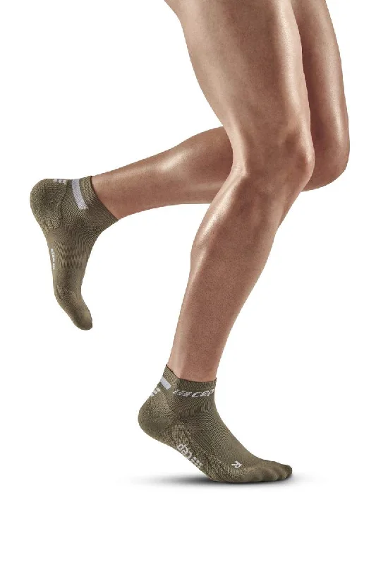 Low Cost CEP Men's The Run Socks Low Cut V4 - Olive ( WP3ARR )