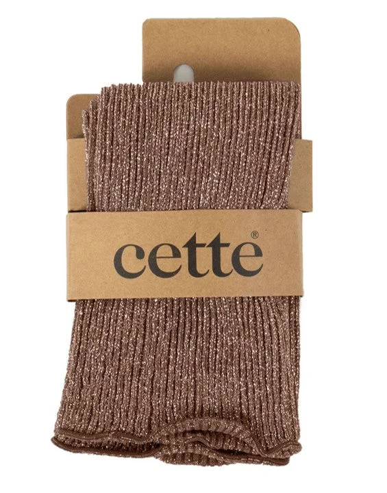 Weekend Deals That Sizzle Cette Glitter Ribbed Socks Caffe 278-264