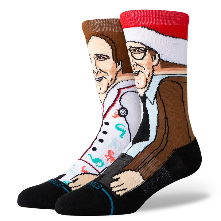 Crazy Deal Christmas Vacation x Stance "Griswold" Combed Cotton Blend Crew Socks