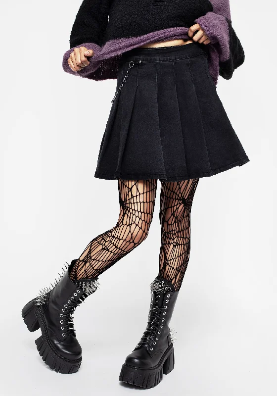 Unbeatable Deal Cobweb Patterned Fishnet Tights
