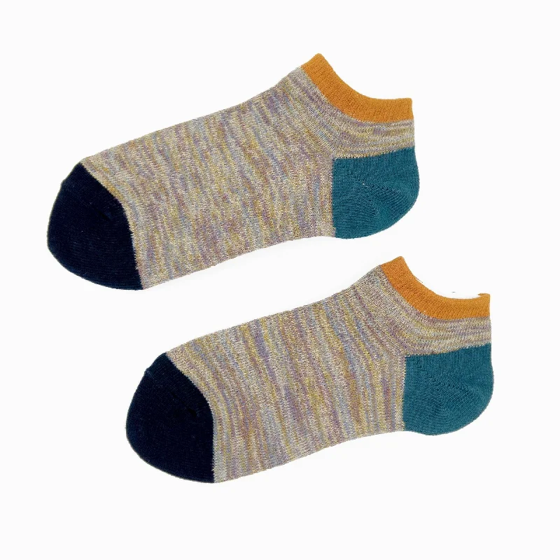 Now Available Colorful Thread Ankle Low Socks - Green