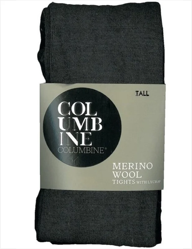 Online Exclusive Columbine 332 Plain 70% Woolen Tights Grey (Charcoal)