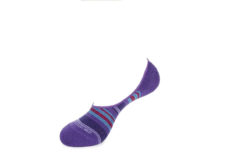 Needle Stripe-No Show UNSTNS-5014-2 Sock