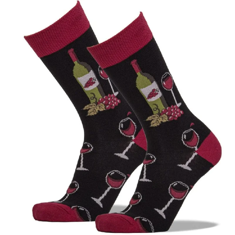 Wine Scene Men’s King Size Crew Sock