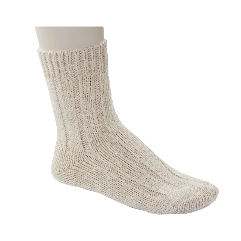 Cotton Twist Socks Men Offwhite