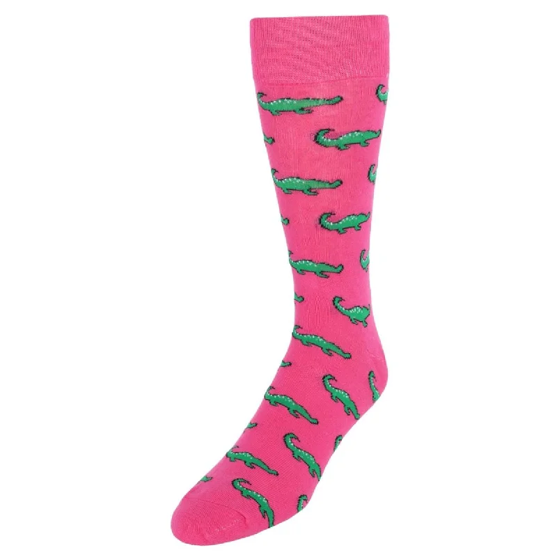 Major Deal CTM® Men's Alligator Soft Novelty Socks (1 Pair)