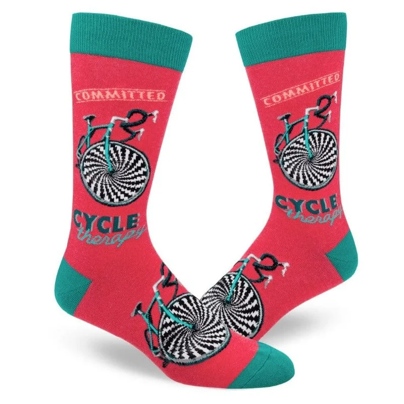 Don't Delay Cycle Therapy Men's Crew Socks