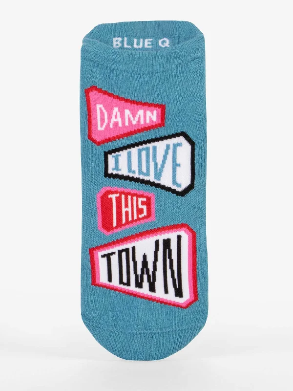 Extra Discount Damn I Love This Town Sneaker Socks