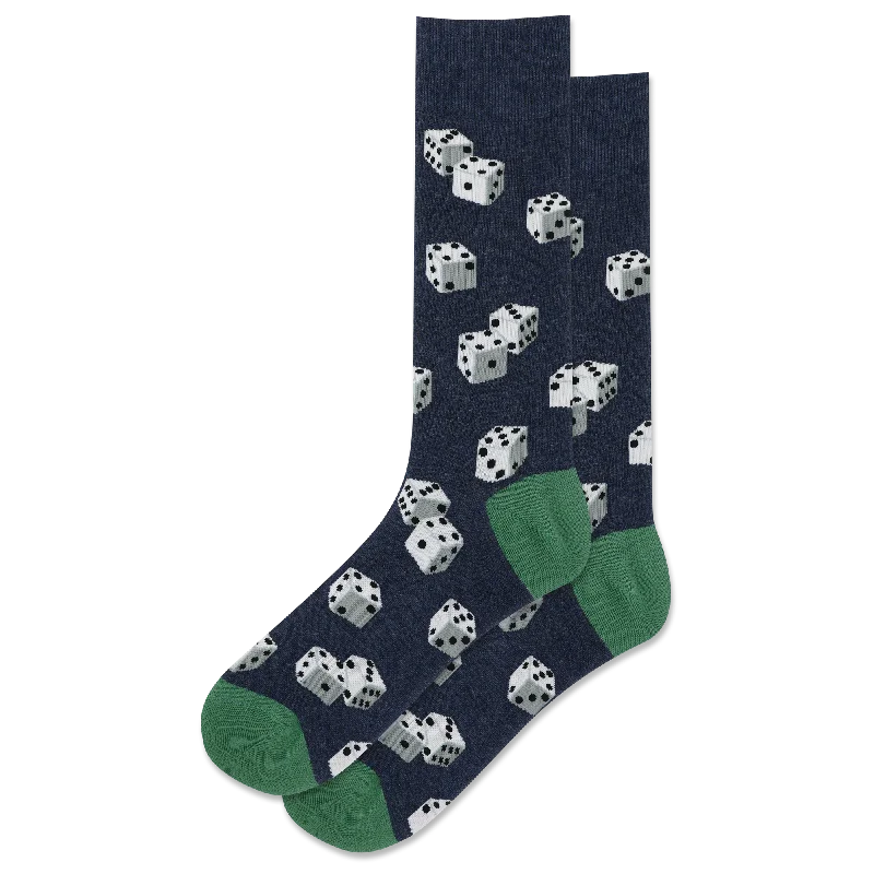 Weekend Offers That Tempt "Dice" Crew Socks by Hot Sox
