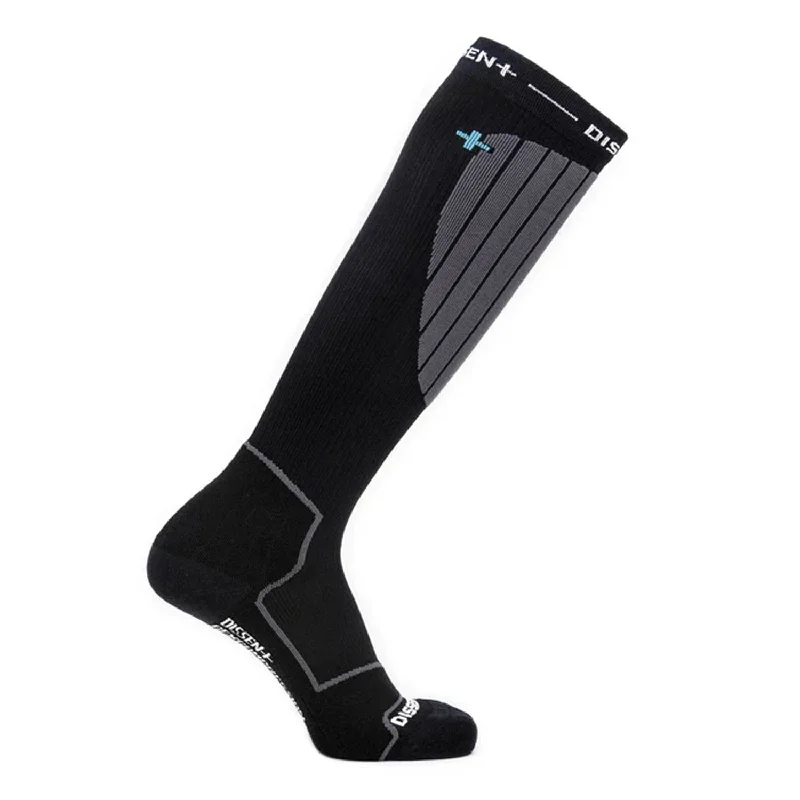 Super Savings Dissent GFX Compression Hybrid DLX-Wool Sock Black