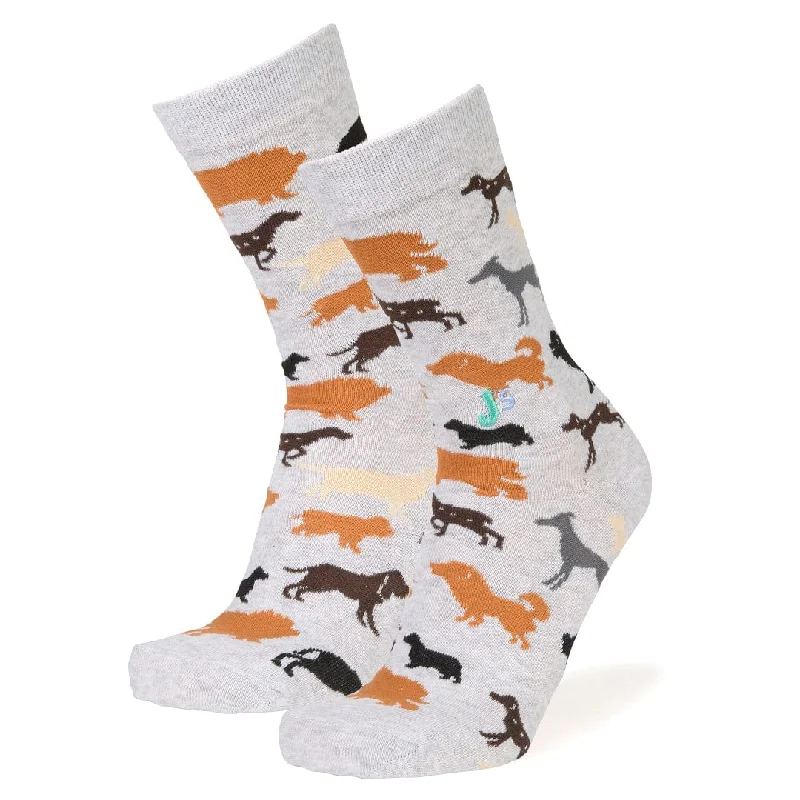 Final Offer Dog Breeds Men's Crew Socks