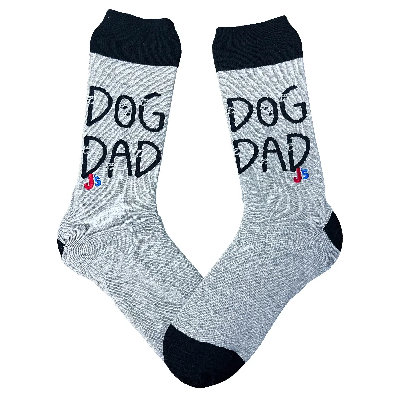 Steals and Deals Dog Dad Men's Crew Socks