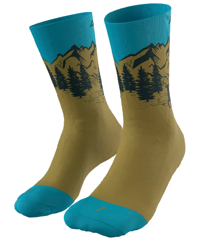 New Deal Dynafit Unisex Stay Fast Socks - Army