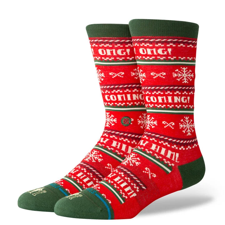 Massive Deal Elf x Stance "I Know Him" Crew Socks