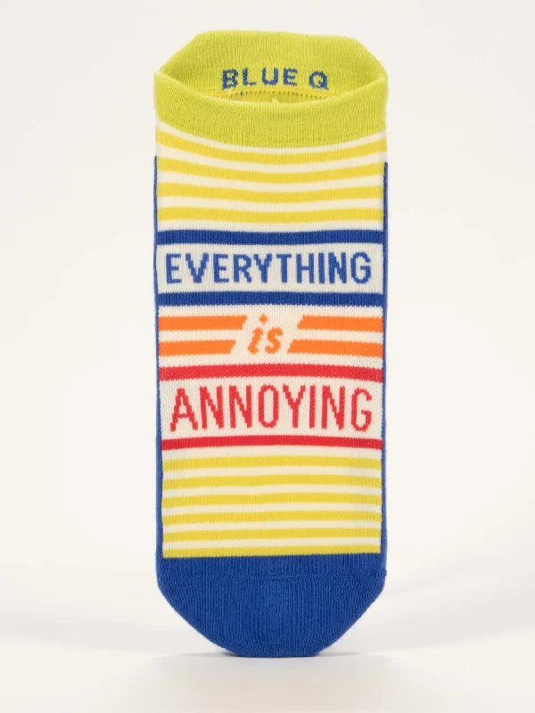Weekend Savings Fiesta Everything Is Annoying Sneaker Socks