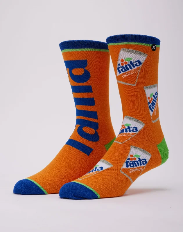 Weekend Deals That Sizzle Odd Sox Fanta Orange Split Crew Socks