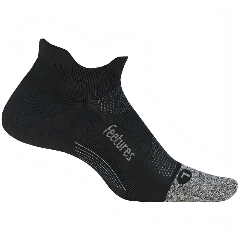 Savings Galore Feetures Elite Light Cushion No Show Tab Running Socks - Black