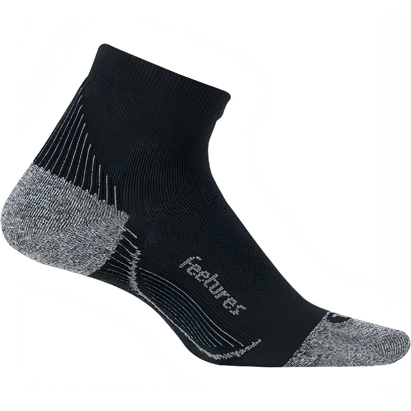 Lowest Price Feetures Plantar Fasciitis Relief Light Cushion Quarter Socks - Black