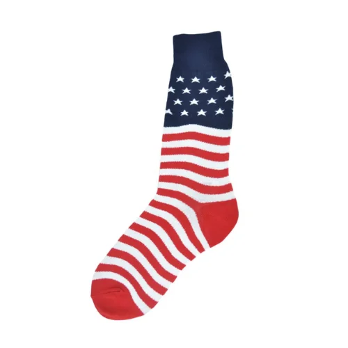 Weekend Deals That Sparkle Men's Sock - American Flag Sock - 6400M