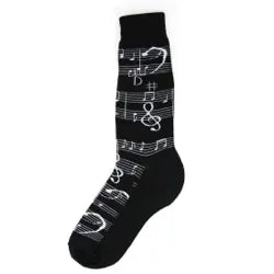 Weekend Discounts to Love Men's Socks -Music Notes  - 6444M