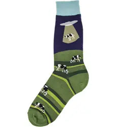 Special Discount Men's Sock - Alien Abduction Sock - 6835M